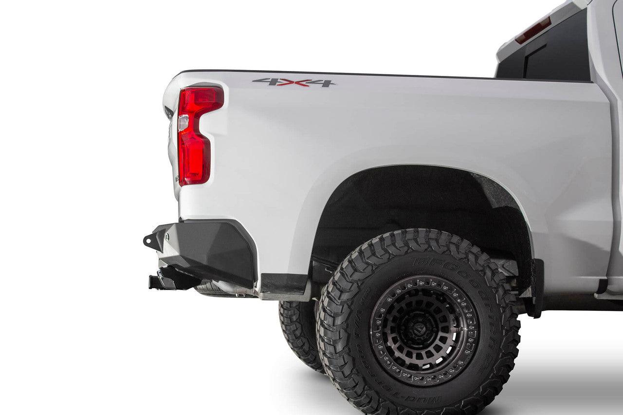 2019 - 2021 Chevy Silverado / GMC Sierra 1500 Stealth Fighter Rear Bumper w/ Exhaust Tips - Apollo Off-Road