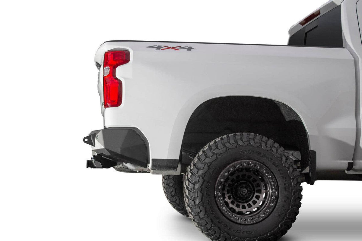 2019 - 2021 Chevy Silverado / GMC Sierra 1500 Stealth Fighter Rear Bumper w/ Exhaust Tips - Apollo Off-Road