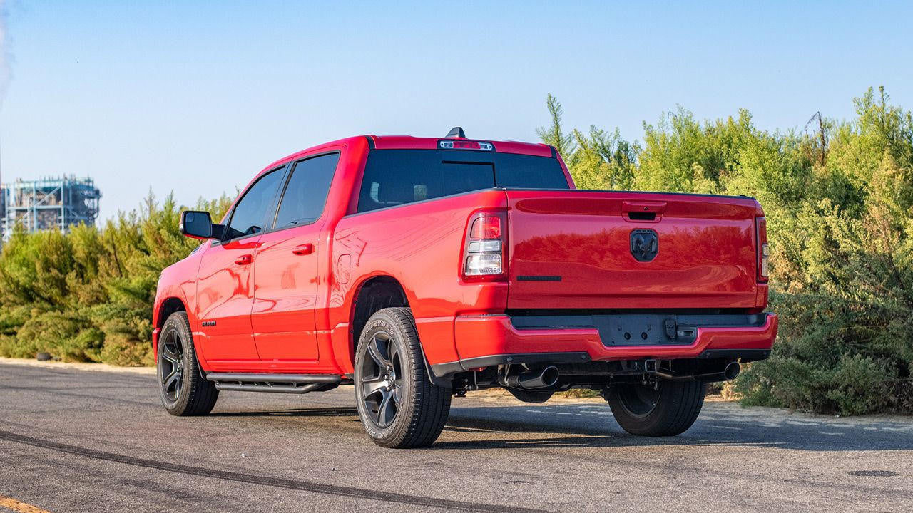 2019-2022 RAM 1500 Cat-Back Exhaust System, S-Type, Black Chrome Tips - Apollo Off-Road