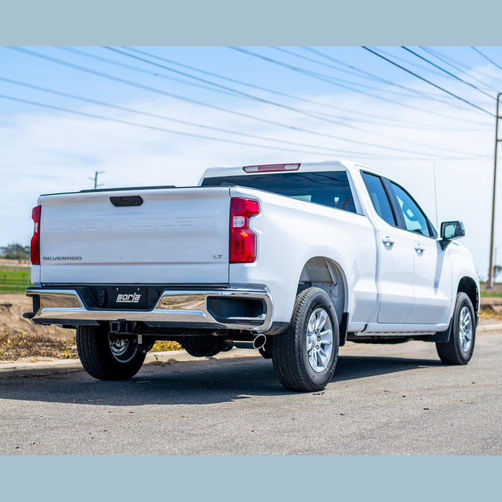 2019-2022 Silverado-Sierra 1500 Cat-Back Exhaust System, S-Type, Chrome Tips - Apollo Off-Road