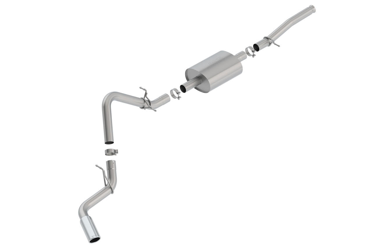 2019-2022 Silverado-Sierra 1500 Cat-Back Exhaust System, S-Type, Chrome Tips - Apollo Off-Road