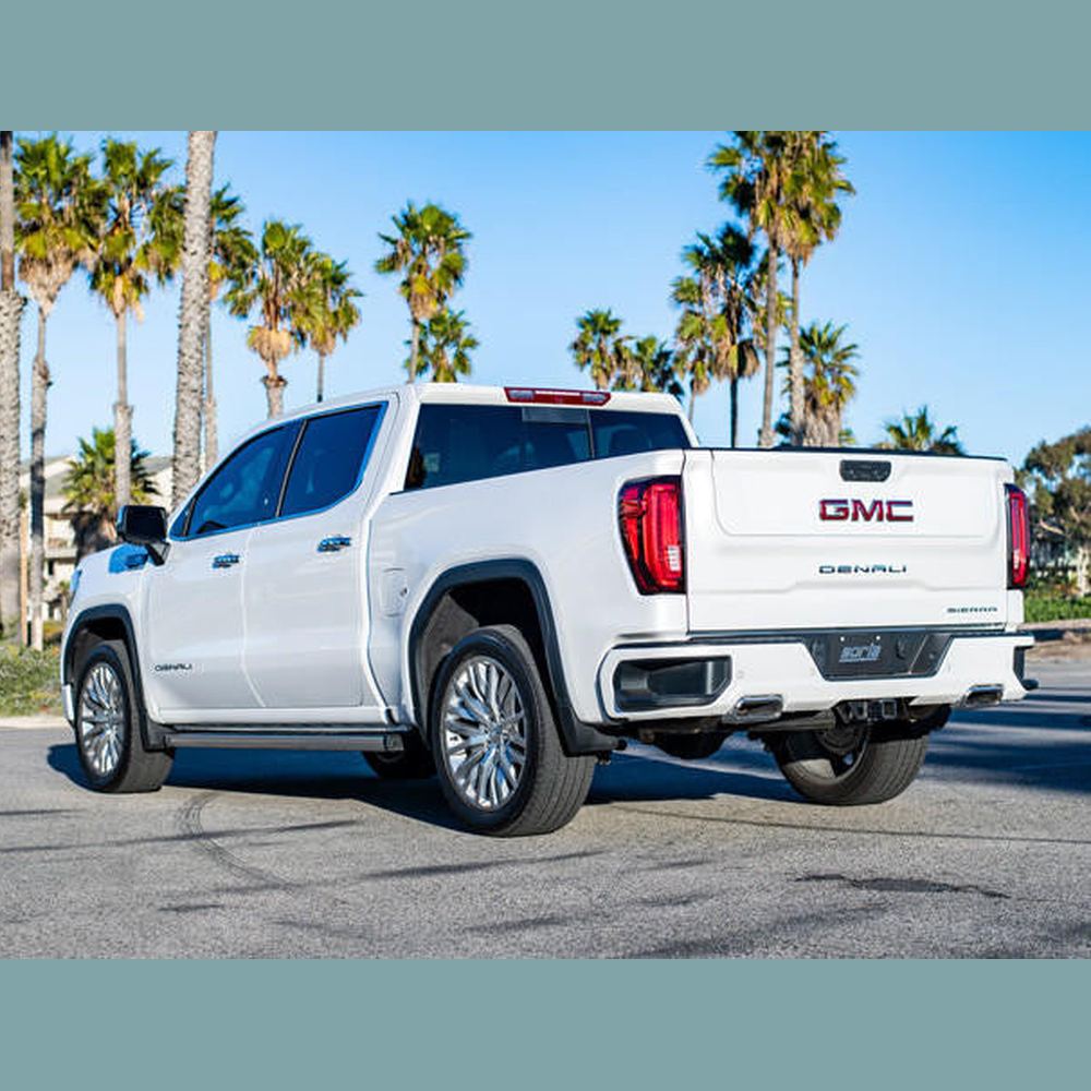 2019-2023 Chevrolet Silverado 1500-GMC Sierra 1500 6.2L Cat-Back Exhaust System, ATAK, Chrome Tips - Apollo Off-Road