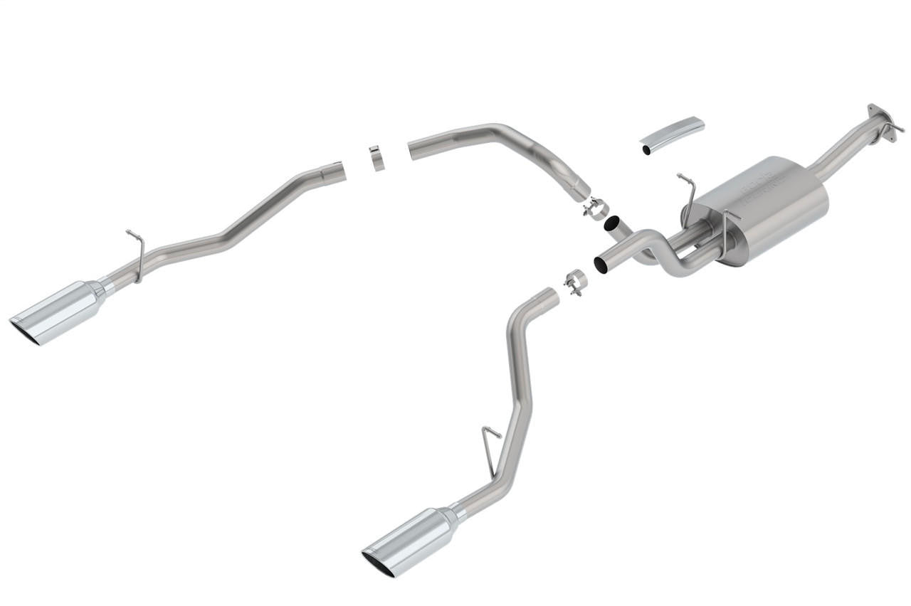 2019-2023 RAM 1500 Cat-Back Exhaust System, Touring, Chrome Tips - Apollo Off-Road