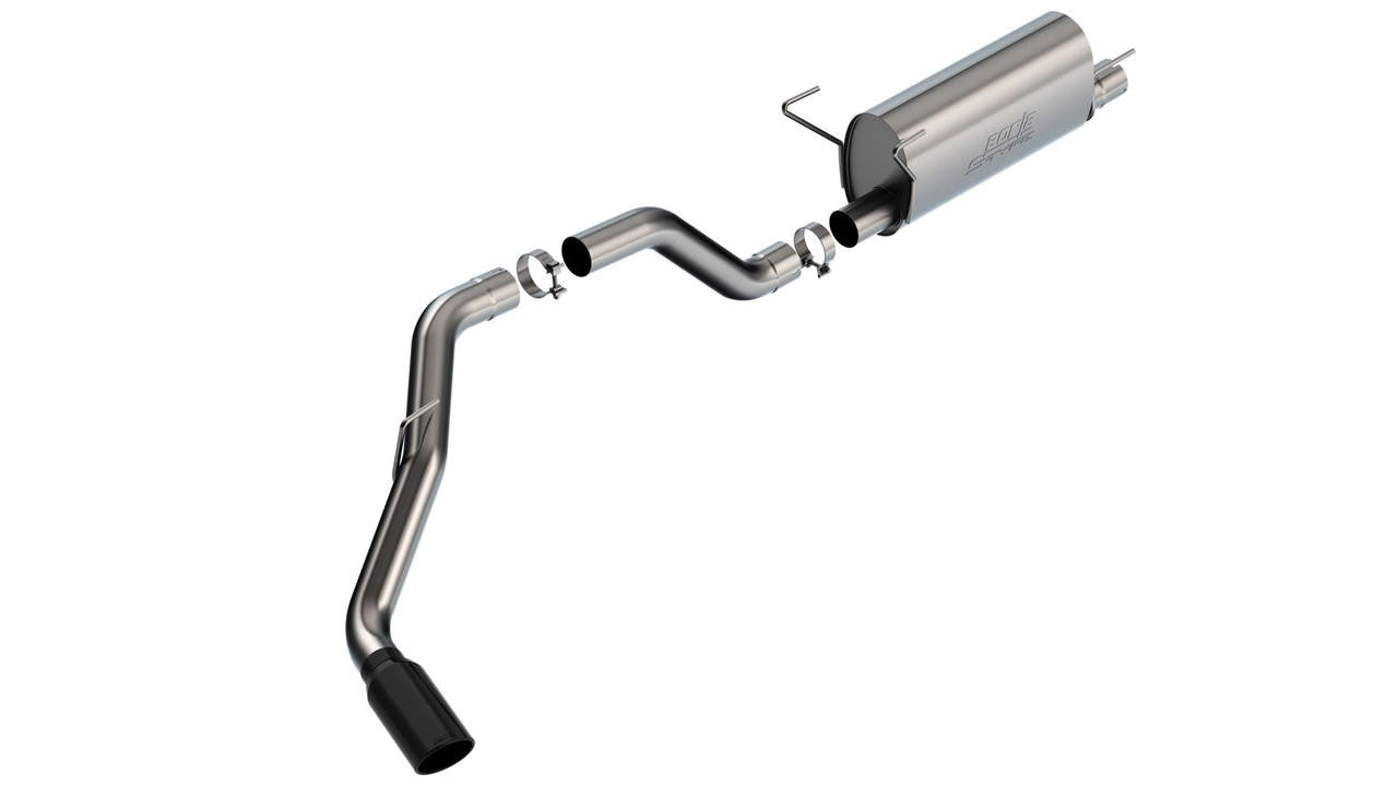 2019-2023 RAM 2500-3500 Cat-Back Exhaust System, S-Type, Black Chrome Tips - Apollo Off-Road