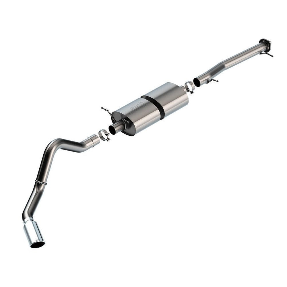 2020-2022 Chevrolet Silverado 2500-3500-GMC Sierra 2500-3500 Cat-Back Exhaust System, S-Type, Chrome Tips - Apollo Off-Road
