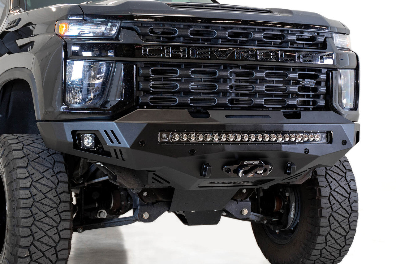 2020 - 2022 Chevy Silverado 2500-3500 Stealth Fighter Winch Front Bumper - Apollo Off-Road