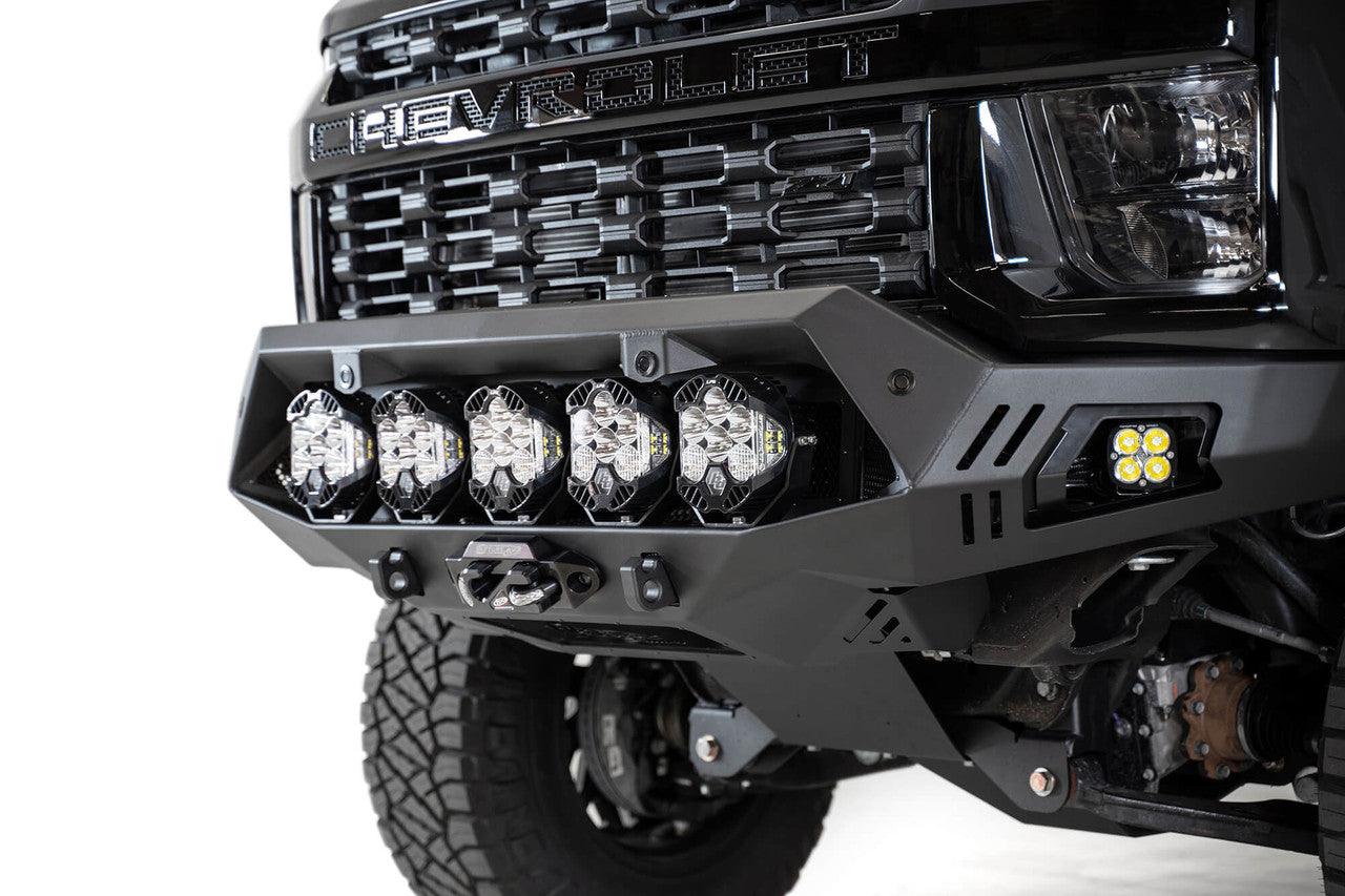 2020 - 2023 Chevy Silverado 2500-3500 Bomber HD Winch Front Bumper - Apollo Off-Road