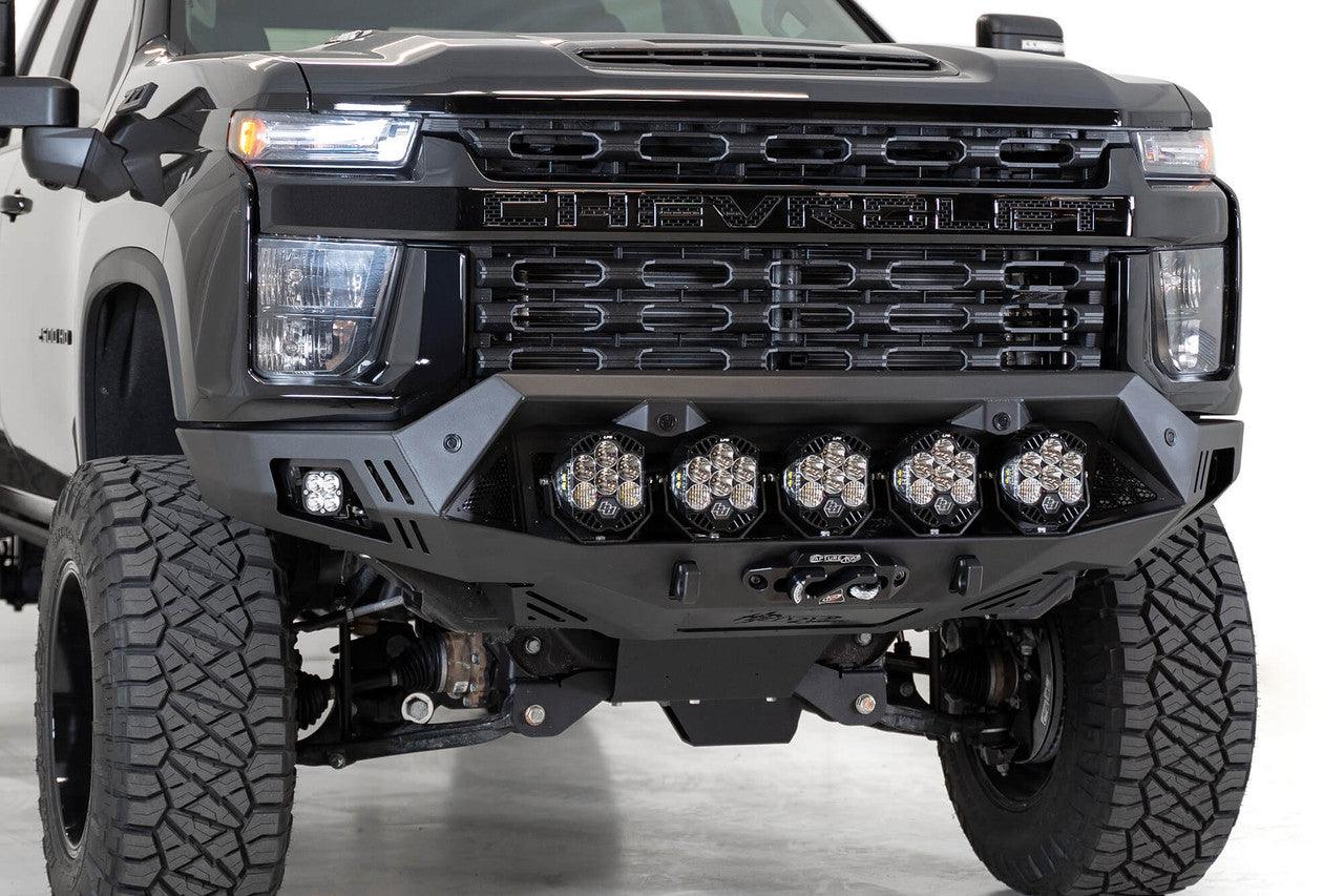 2020 - 2023 Chevy Silverado 2500-3500 Bomber HD Winch Front Bumper - Apollo Off-Road