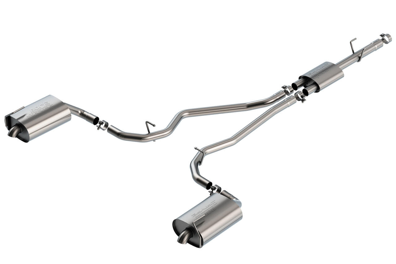 2020-2023 Ford Explorer 2.3L EcoBoost Cat-Back Exhaust System, S-Type, Chrome Tips - Apollo Off-Road