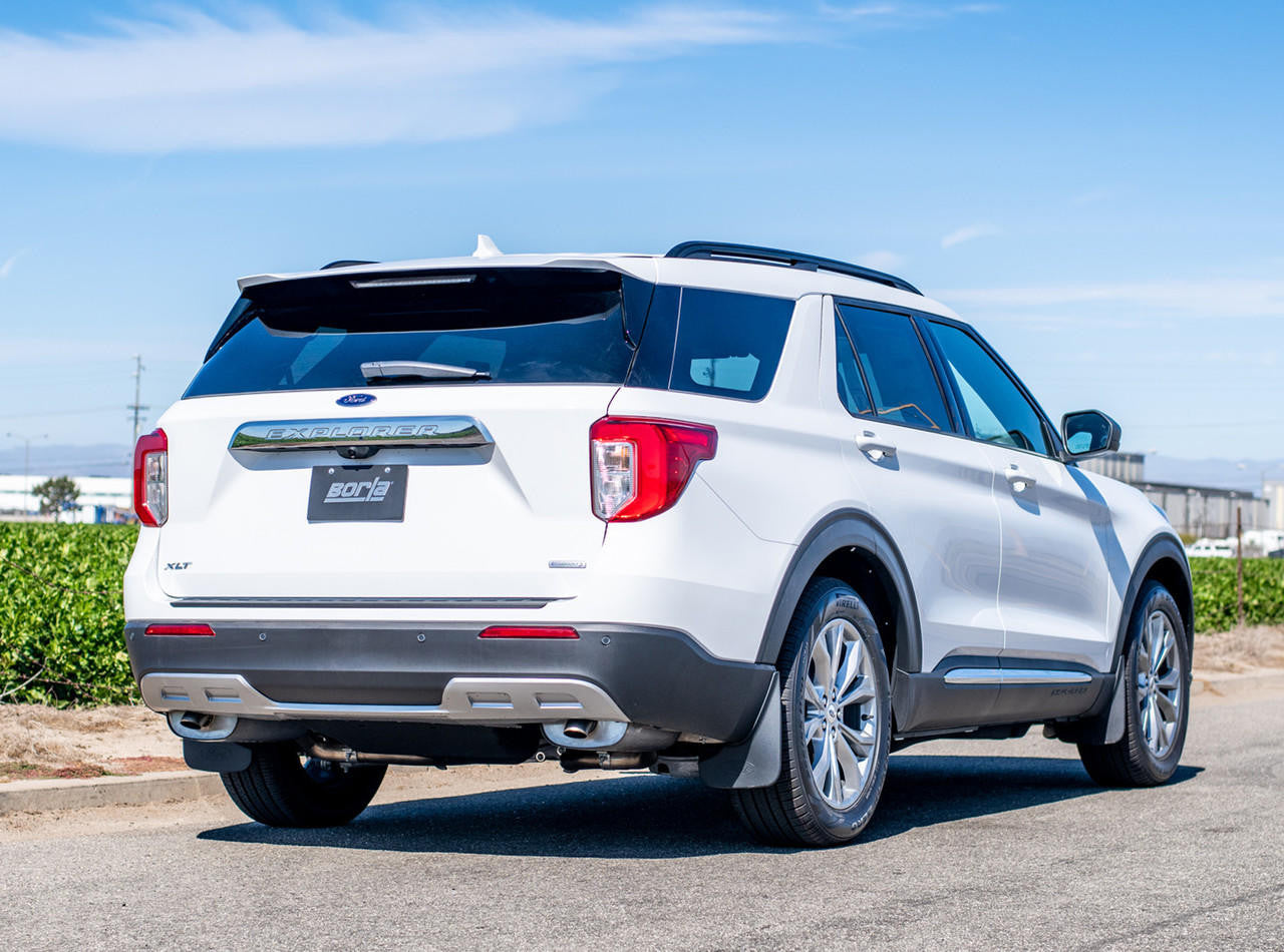 2020-2023 Ford Explorer 2.3L EcoBoost Cat-Back Exhaust System, S-Type, Chrome Tips - Apollo Off-Road