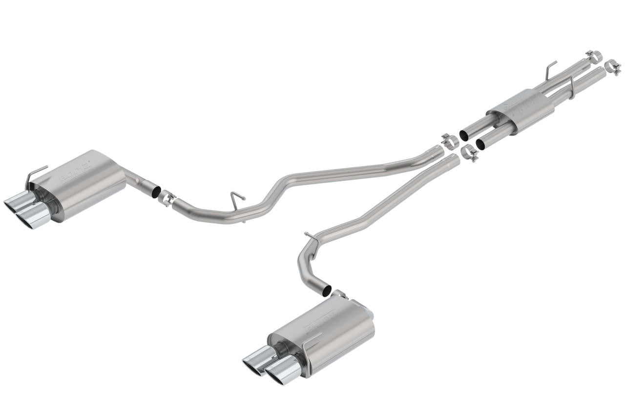 2020-2023 Ford Explorer ST-Explorer Platinum-Lincoln Aviator Cat-Back Exhaust System, ATAK, Chrome Tips - Apollo Off-Road