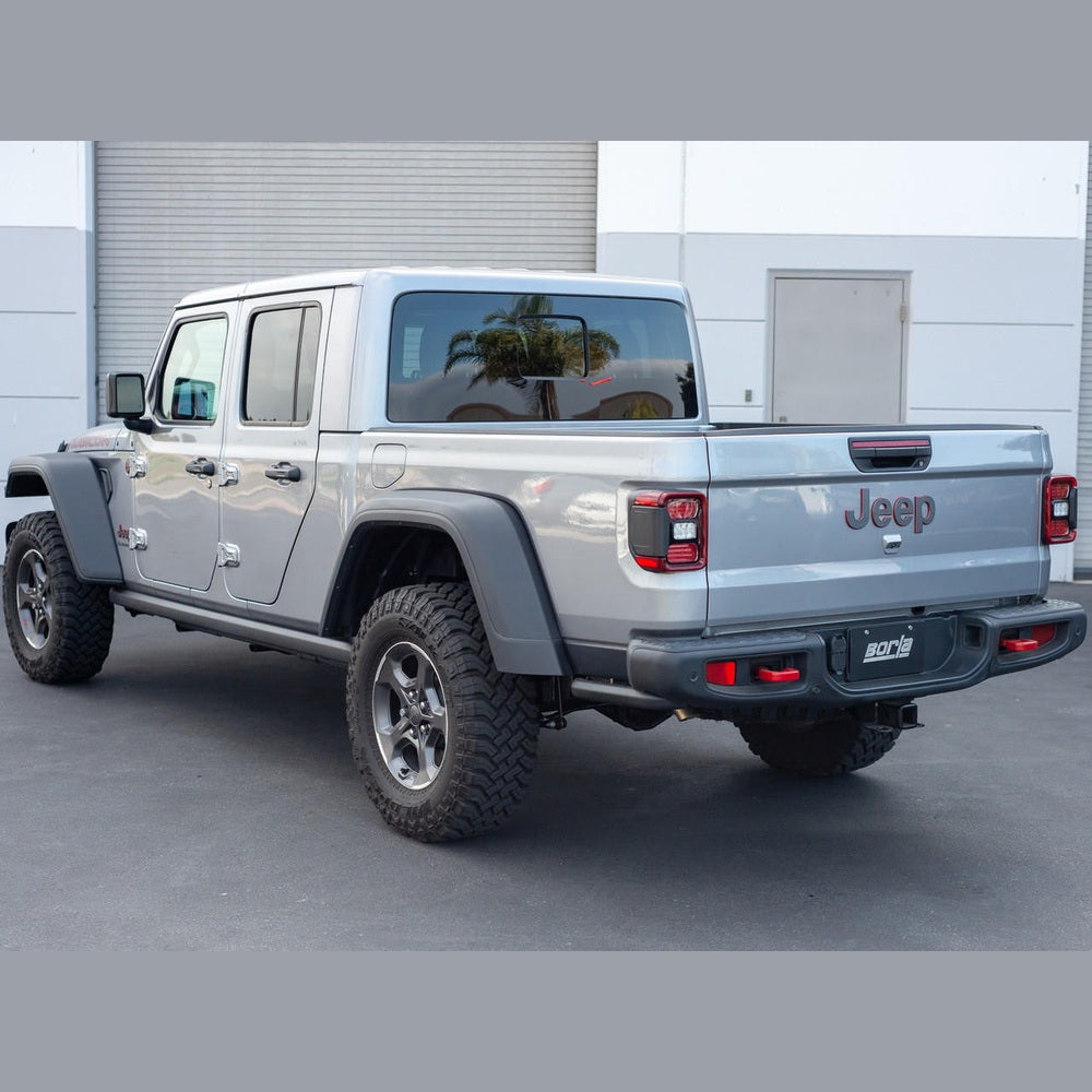 2020-2023 Jeep Gladiator JT Cat-Back Exhaust System, ATAK, Chrome Tips - Apollo Off-Road