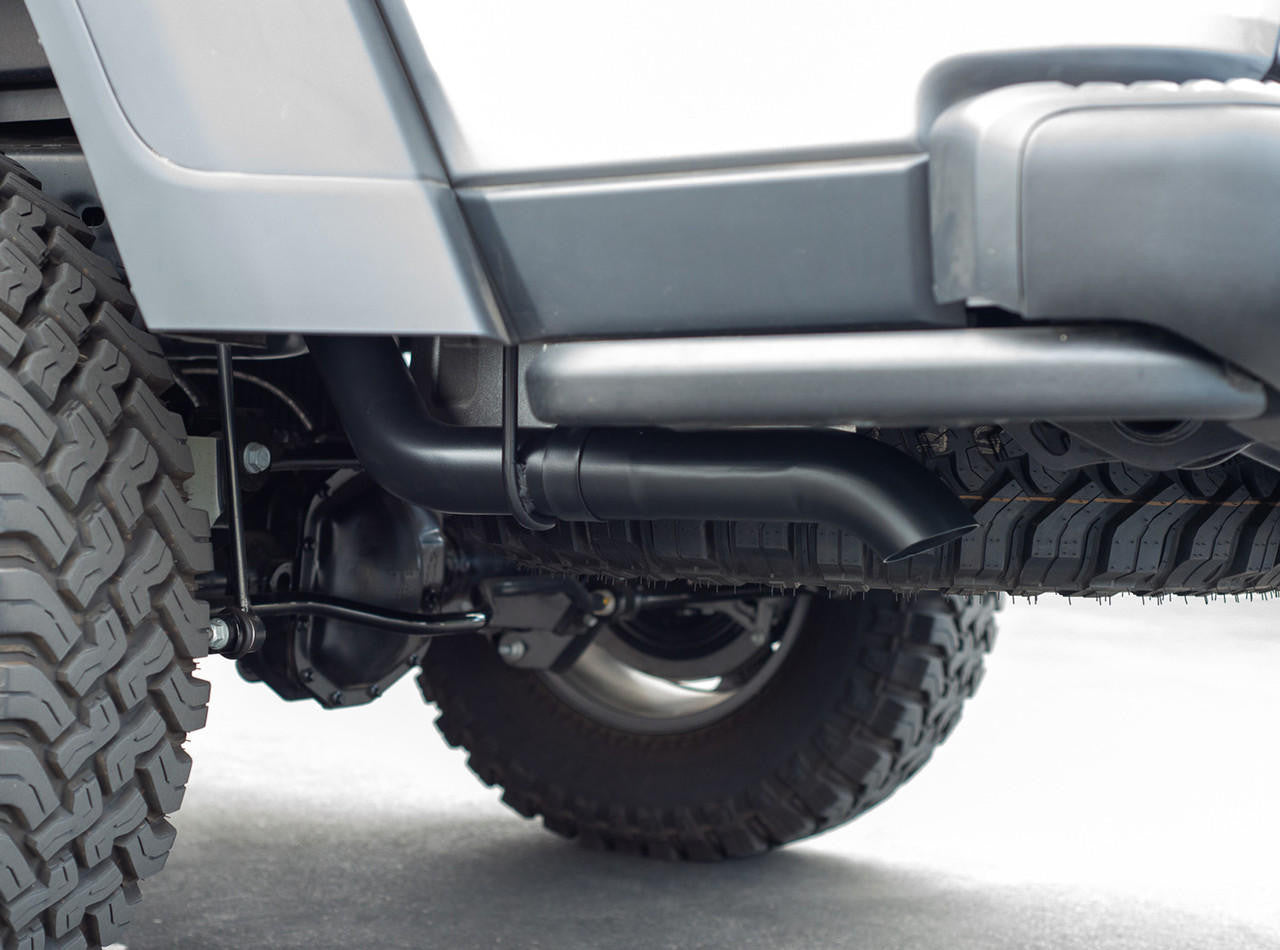 2020-2023 Jeep Gladiator JT Cat-Back Exhaust System, Touring, Black Coated - Apollo Off-Road