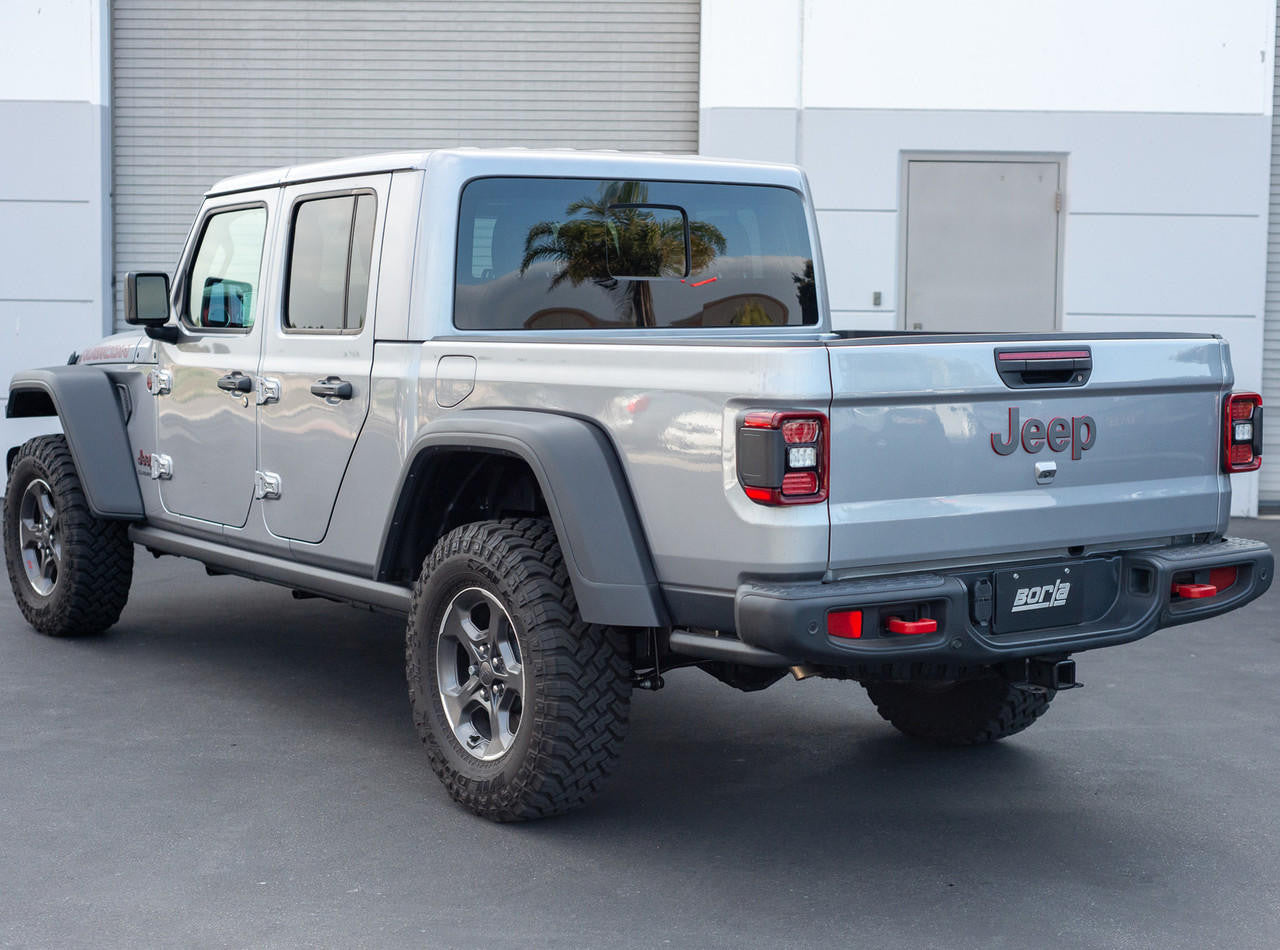 2020-2023 Jeep Gladiator JT Cat-Back Exhaust System, Touring, Chrome Tips - Apollo Off-Road