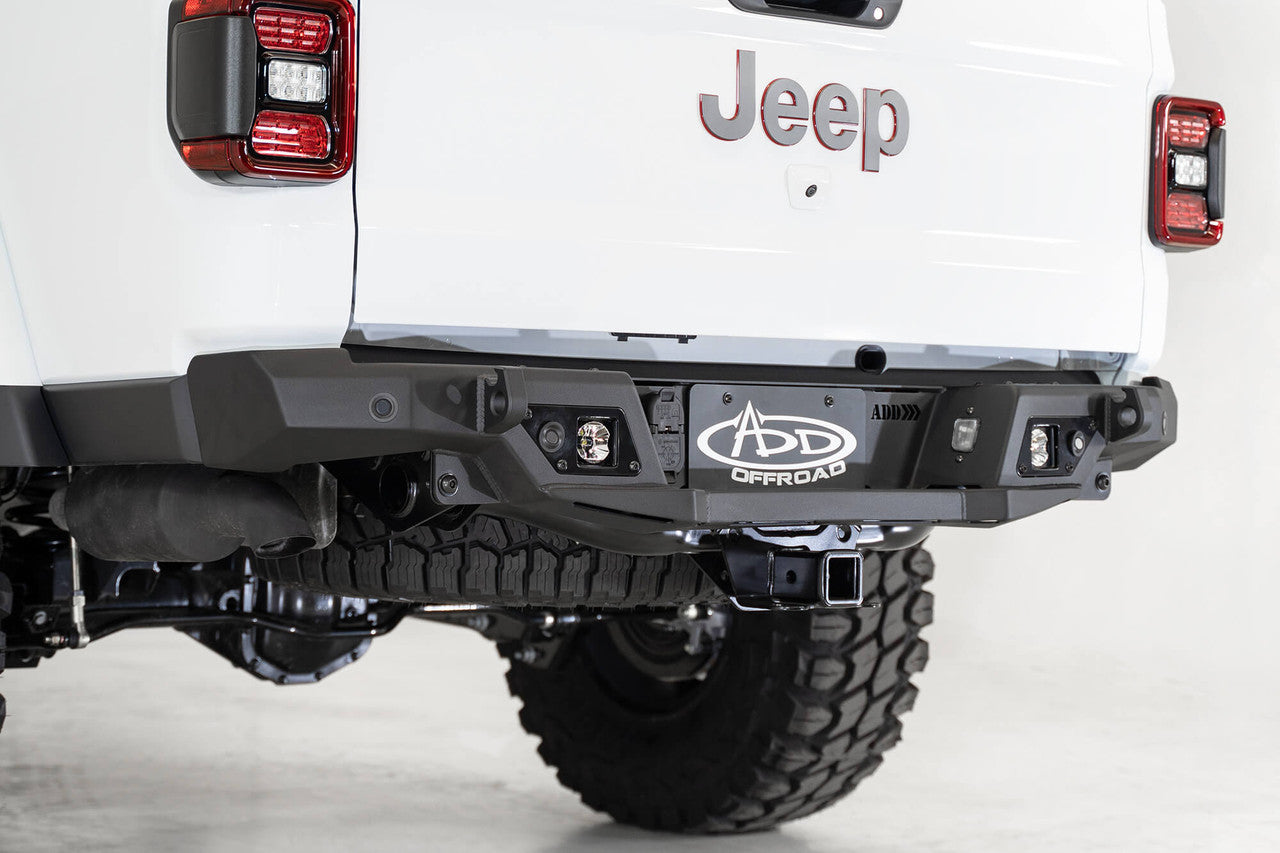 2020 - 2023 Jeep Gladiator JT Stealth Fighter Rear Bumper - Apollo Off-Road