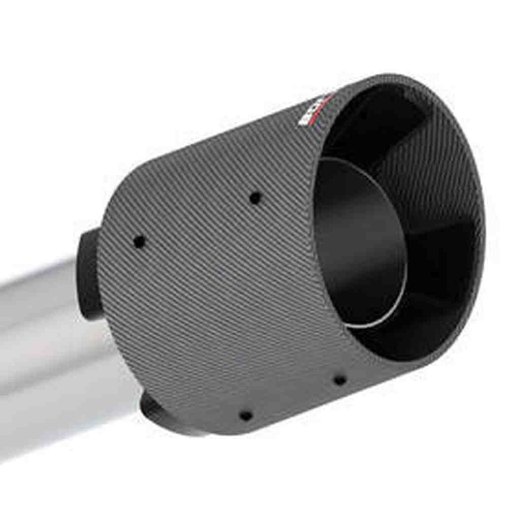 2020-2023 Toyota GR Supra Cat-Back Exhaust System, ATAK, Carbon Fiber Black Anodized Tips - Apollo Off-Road