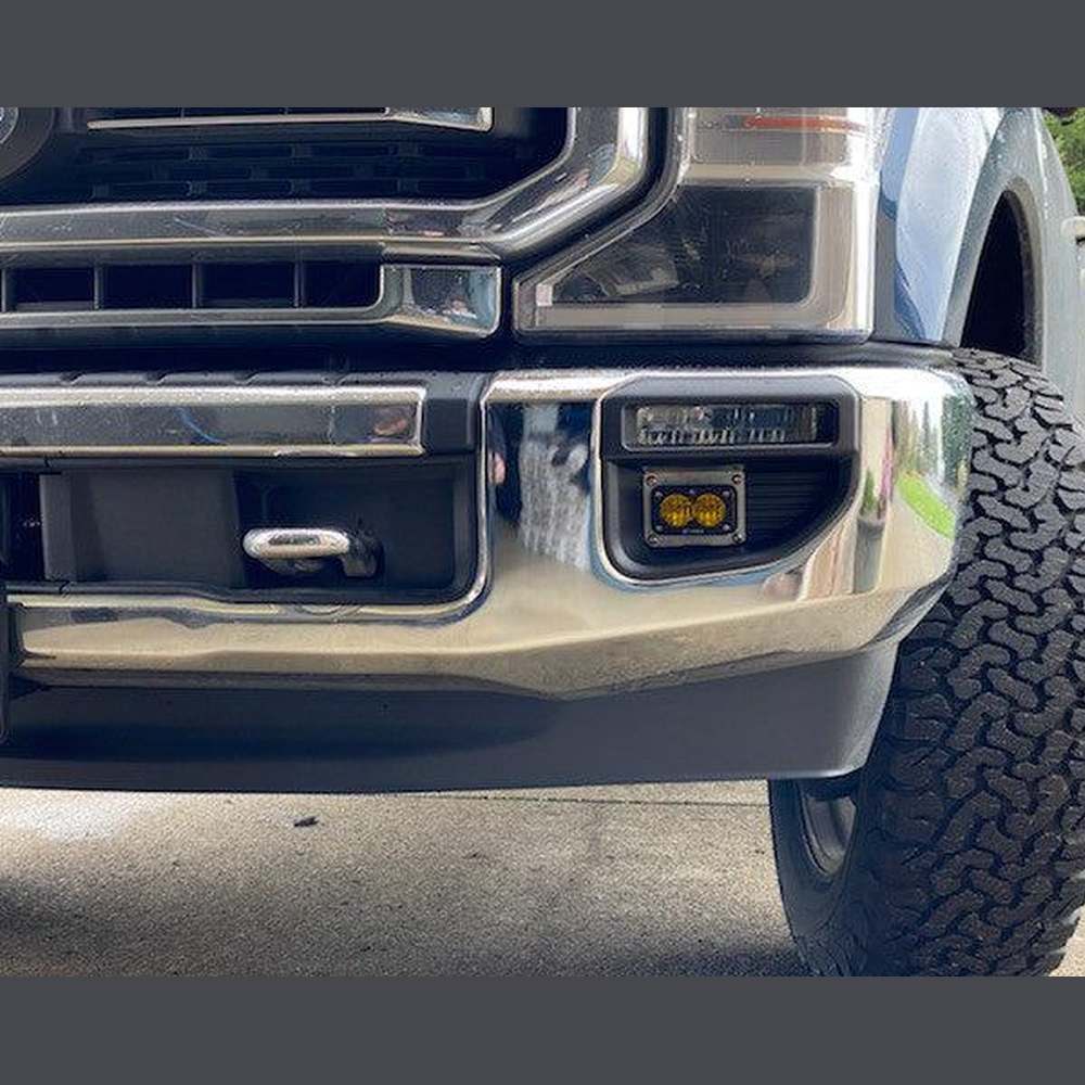 2020+ Ford Super Duty Fog Light Mounts for Baja Designs S2 - Apollo Off-Road