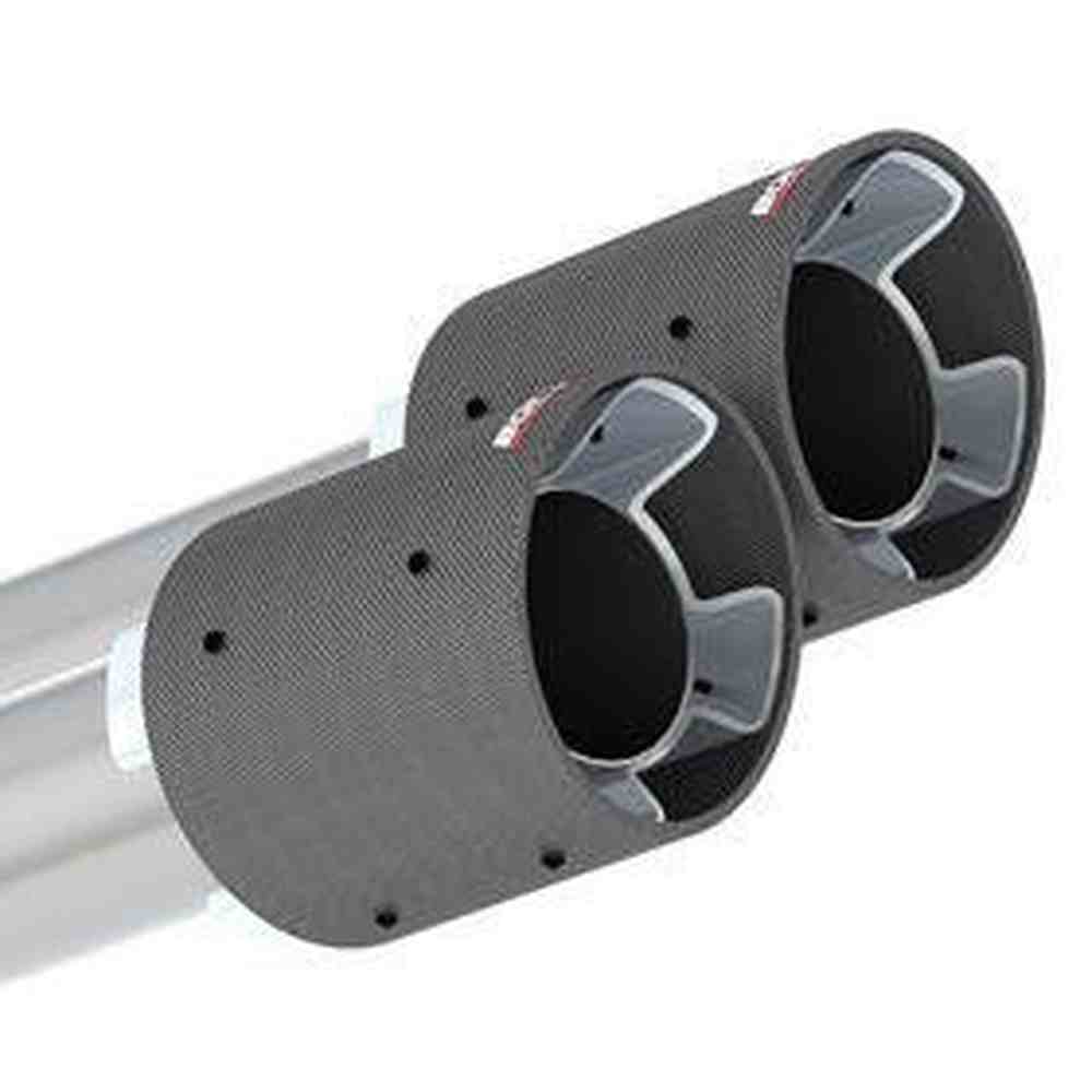 2021-2022 Chevrolet Tahoe Cat-Back Exhaust System, S-Type, Carbon Fiber Tips - Apollo Off-Road
