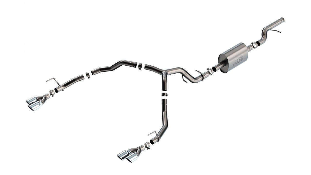 2021-2022 Chevrolet Tahoe Cat-Back Exhaust System, S-Type, Chrome Tips - Apollo Off-Road