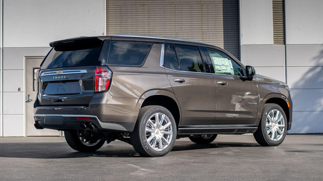 2021-2022 Chevrolet Tahoe Cat-Back Exhaust System, Touring, Black Chrome Tips - Apollo Off-Road