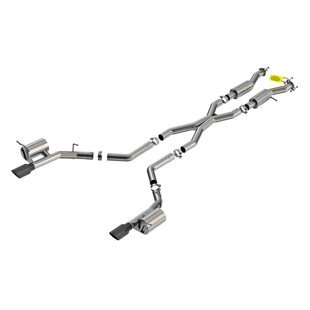 2021-2023 Dodge Durango SRT Hellcat Cat-Back Exhaust System, ATAK, Black Chrome Tips - Apollo Off-Road