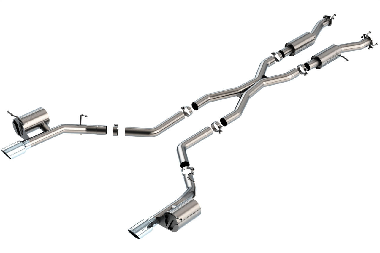 2021-2023 Dodge Durango SRT Hellcat Cat-Back Exhaust System, S-Type, Chrome Tips - Apollo Off-Road