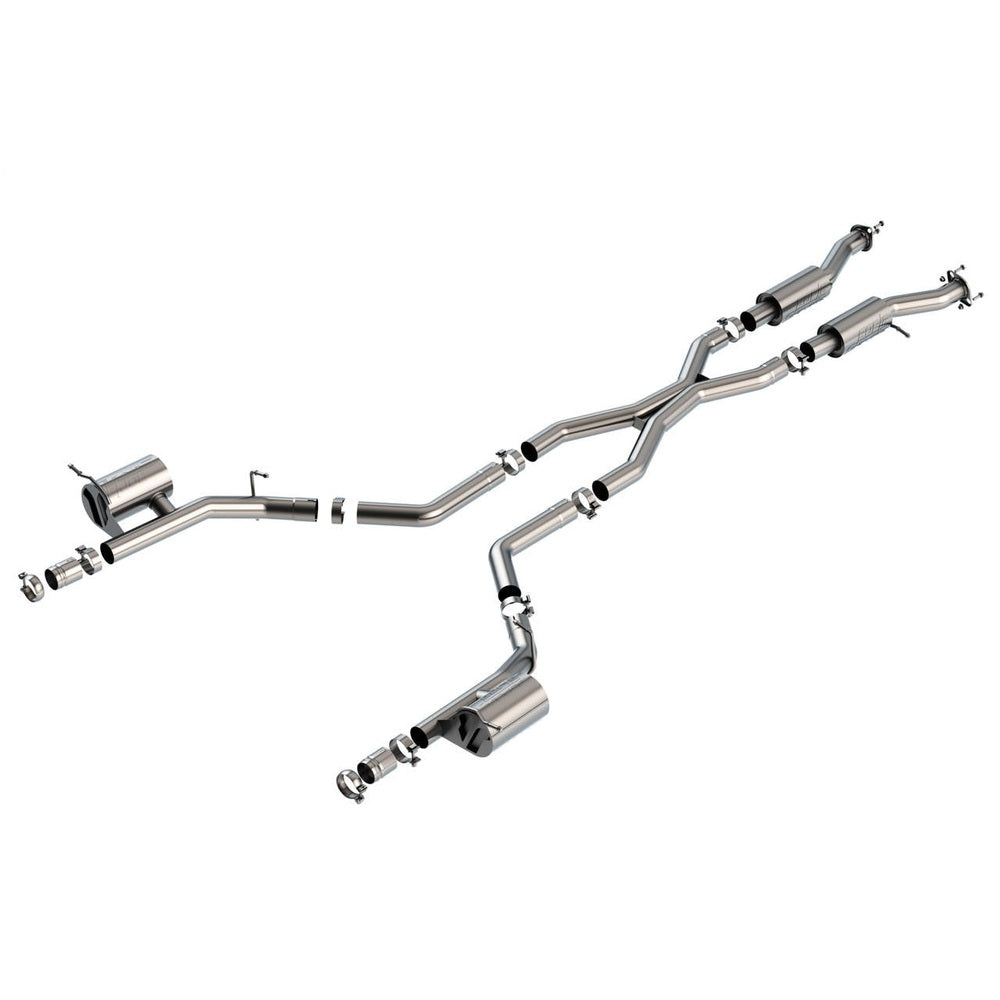 2021-2023 Dodge Durango SRT Hellcat Cat-Back Exhaust System, S-Type, Chrome Tips - Apollo Off-Road