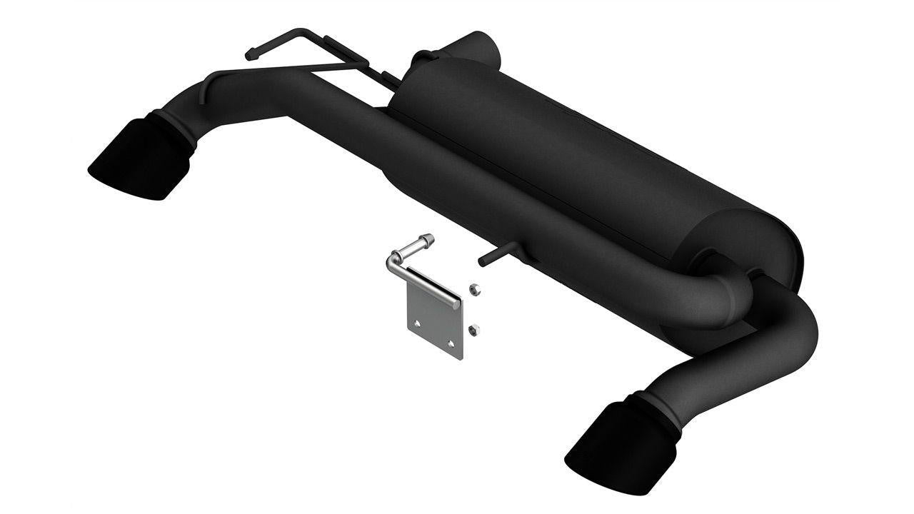 2021-2023 Ford Bronco Cat-Back Exhaust System, ATAK, Black Coated - Apollo Off-Road