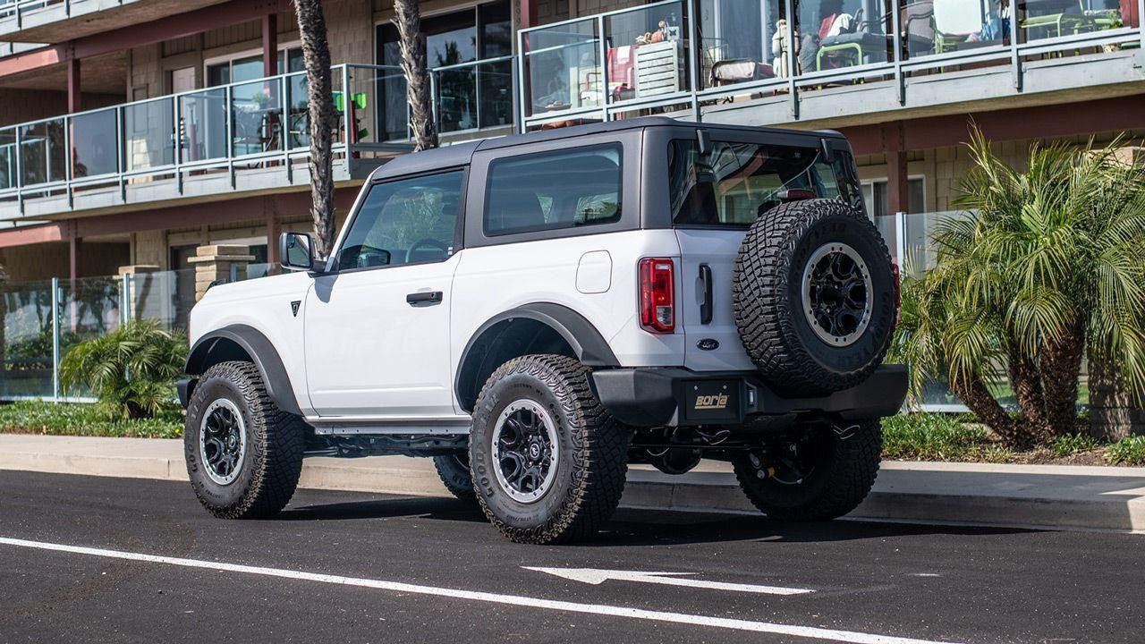 2021-2023 Ford Bronco Cat-Back Exhaust System, ATAK, Chrome Tips - Apollo Off-Road