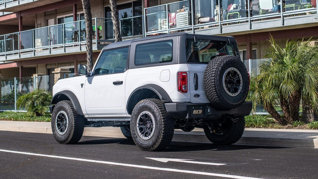 2021-2023 Ford Bronco Cat-Back Exhaust System, ATAK, Chrome Tips - Apollo Off-Road