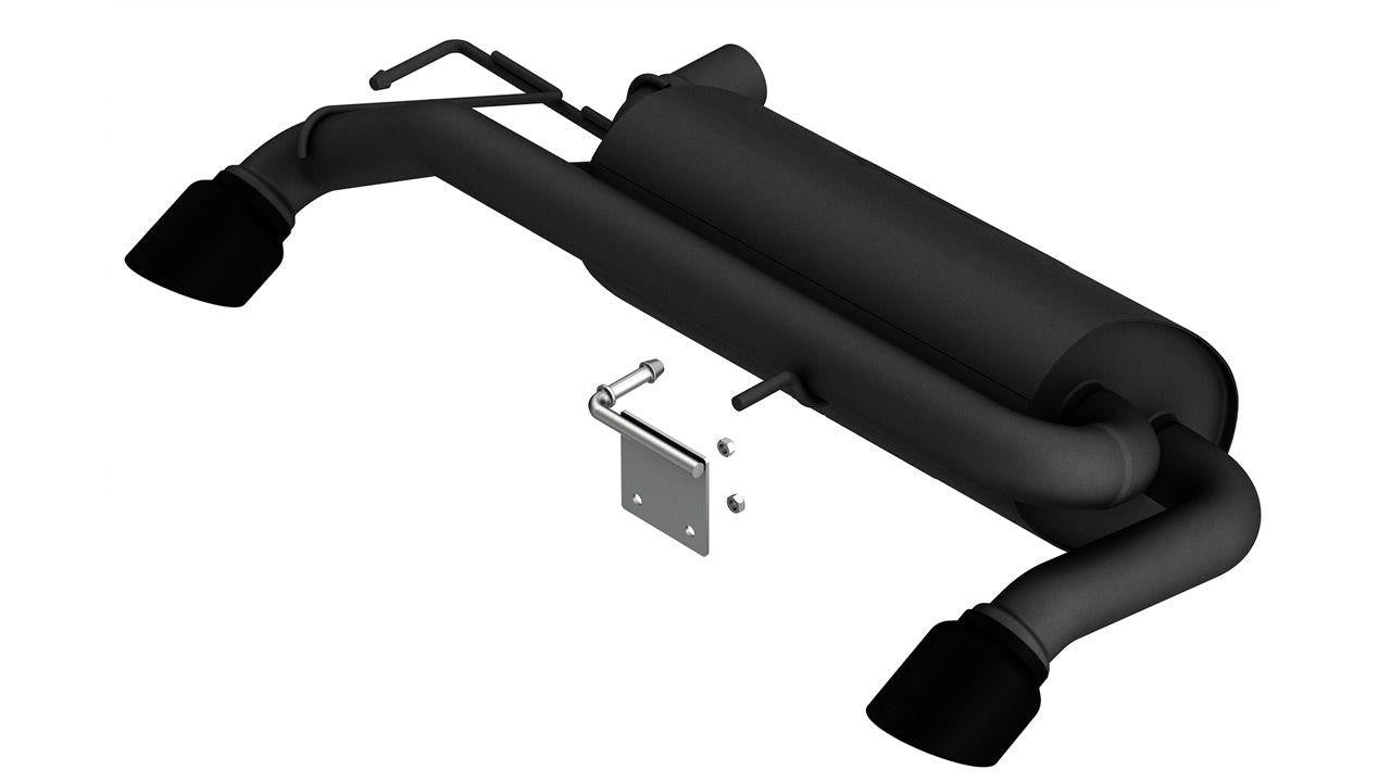 2021-2023 Ford Bronco Cat-Back Exhaust System, S-Type, Black Coated - Apollo Off-Road