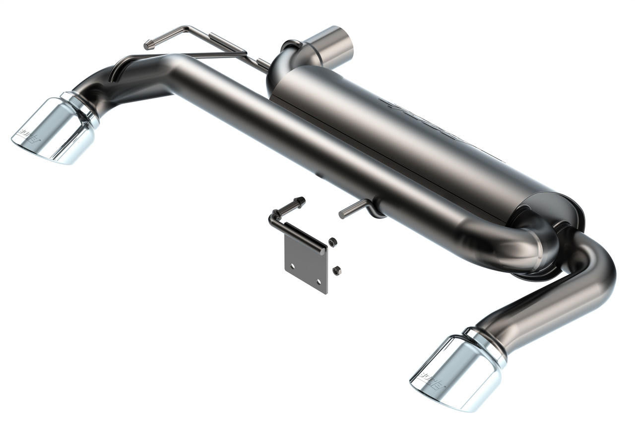 2021-2023 Ford Bronco Cat-Back Exhaust System, Touring, Chrome Tips - Apollo Off-Road