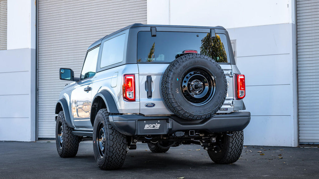 2021-2023 Ford Bronco Cat-Back Exhaust System, Touring, Chrome Tips - Apollo Off-Road