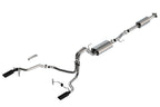 2021-2023 Ford F-150 5.0L Cat-Back Exhaust System, Touring, Black Chrome Tips - Apollo Off-Road