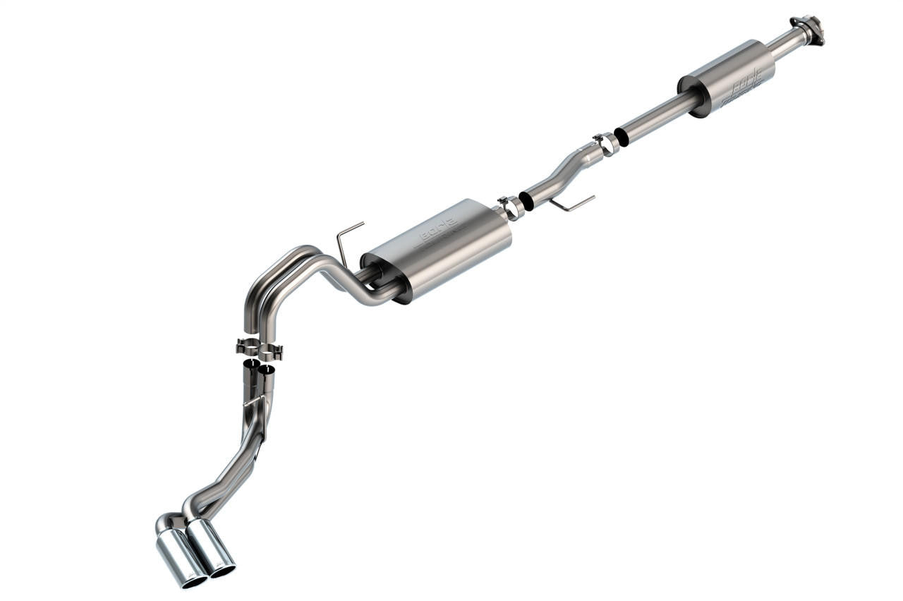 2021-2023 Ford F-150 5.0L Cat-Back Exhaust System, Touring, Chrome Tips - Apollo Off-Road