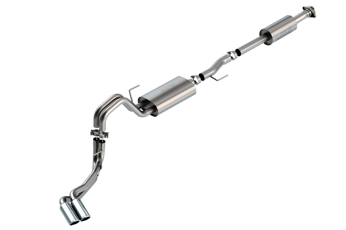 2021-2023 Ford F-150 5.0L Cat-Back Exhaust System, Touring, Chrome Tips - Apollo Off-Road