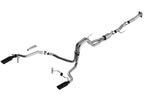 2021-2023 Ford F-150 5.0L V8 Cat-Back Exhaust System, ATAK, Black Chrome Tips - Apollo Off-Road