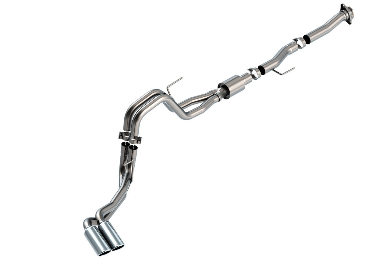2021-2023 Ford F-150 5.0L V8 Cat-Back Exhaust System, ATAK, Chrome Tips - Apollo Off-Road