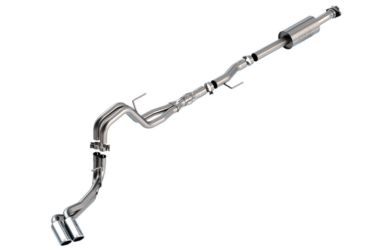 2021-2023 Ford F-150 5.0L V8 Cat-Back Exhaust System, ATAK, Chrome Tips - Apollo Off-Road