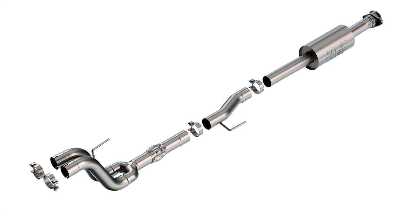 2021-2023 Ford Tremor Mid-Pipes, ATAK, Chrome Tips - Apollo Off-Road