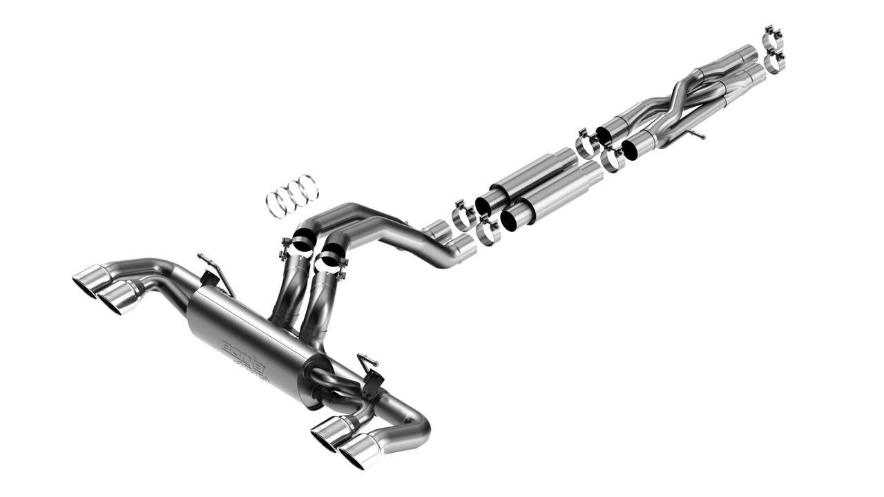 2021-2023 Jeep Wrangler Rubicon 392 JLU Cat-Back Exhaust System, ATAK, Chrome Tips - Apollo Off-Road