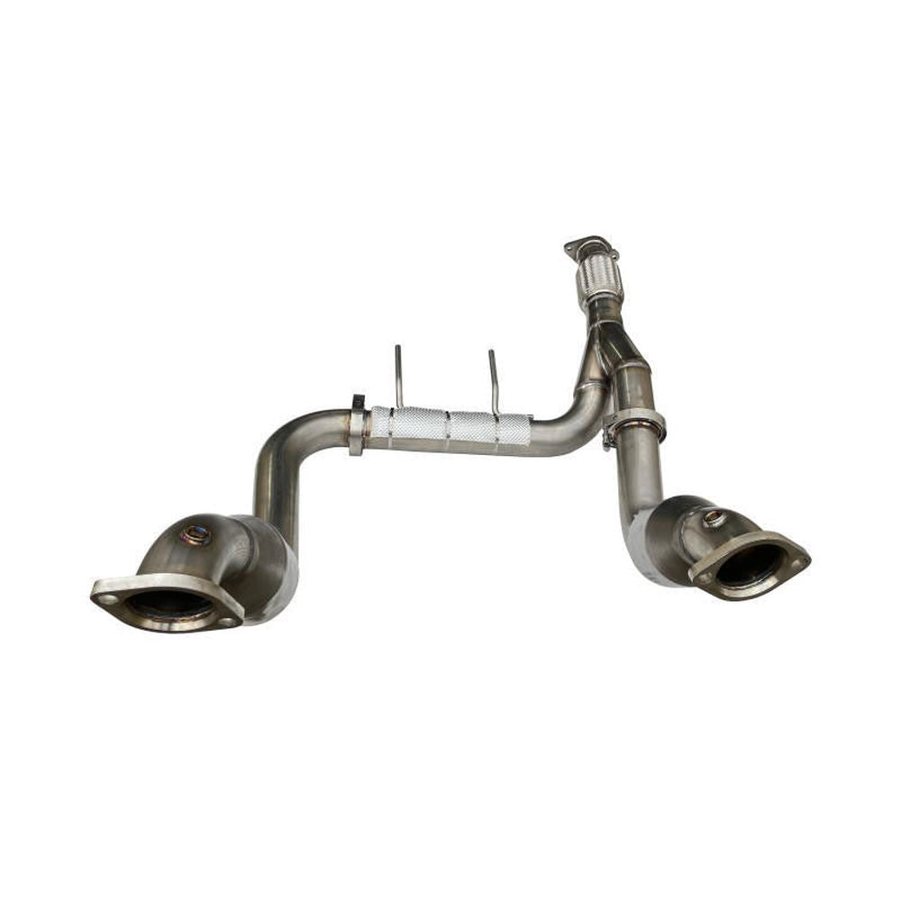 2021-2024 2.7L Ford Bronco 304SS Downpipes - Apollo Off-Road