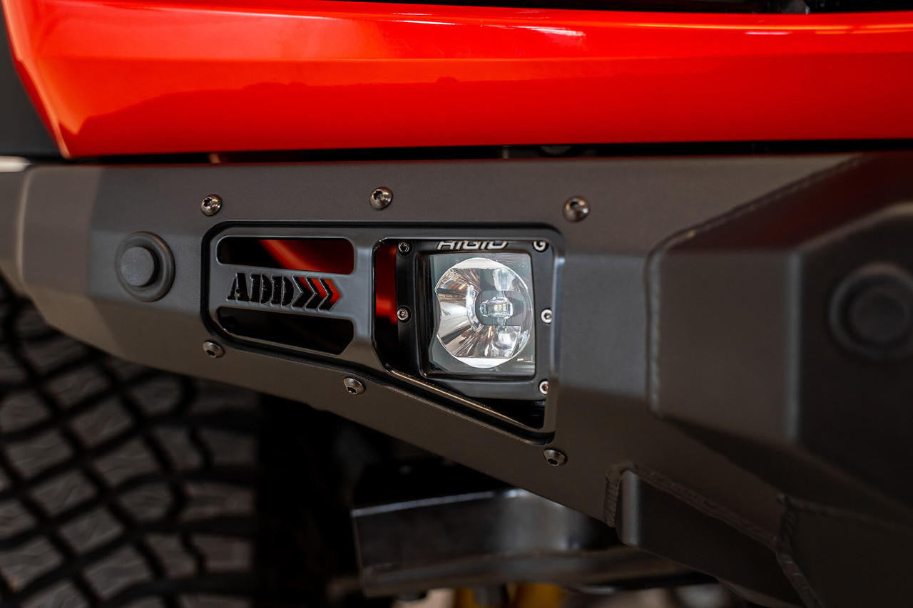 2021-2024 Ford Bronco Stealth Fighter Front Bumper - Apollo Off-Road