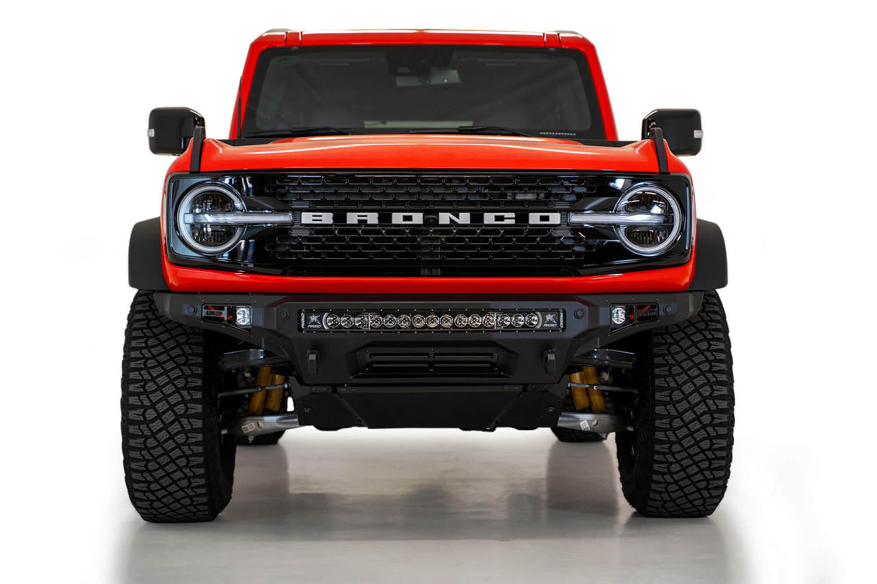 2021-2024 Ford Bronco Stealth Fighter Front Bumper - Apollo Off-Road