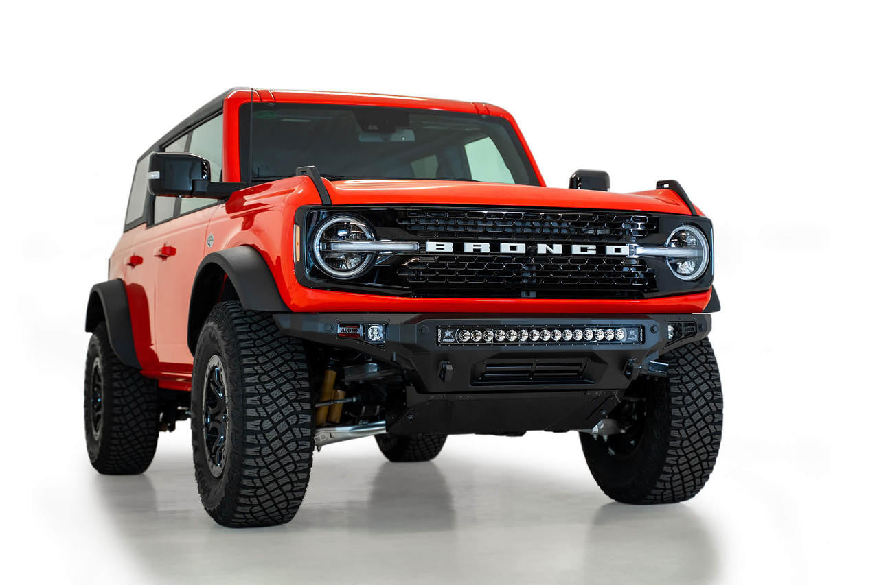 2021-2024 Ford Bronco Stealth Fighter Front Bumper - Apollo Off-Road