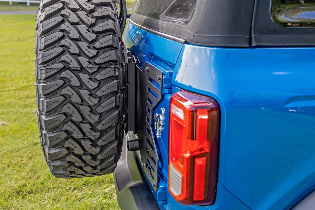 2021-23 Ford Bronco 4WD Tailgate Reinforcement and Relocation Bracket - Apollo Off-Road