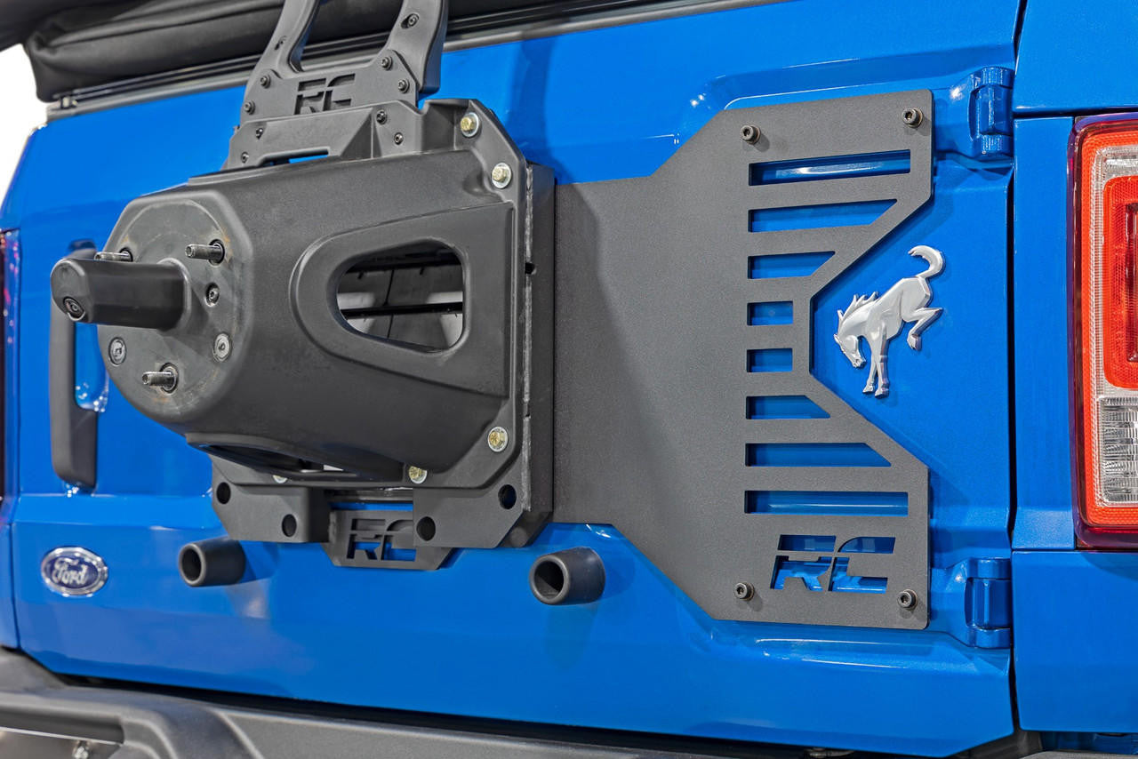 2021-23 Ford Bronco 4WD Tailgate Reinforcement and Relocation Bracket - Apollo Off-Road
