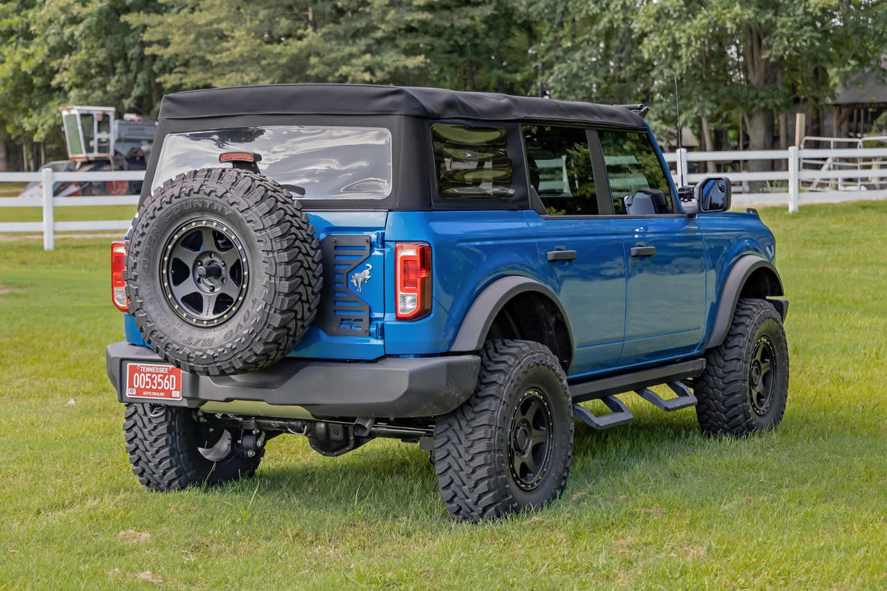 2021-23 Ford Bronco 4WD Tailgate Reinforcement and Relocation Bracket - Apollo Off-Road