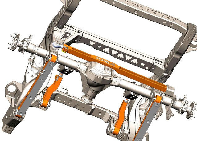 2021+ Ford Bronco - Bronco Raptor Adjustable Panhard Bar - Apollo Off-Road