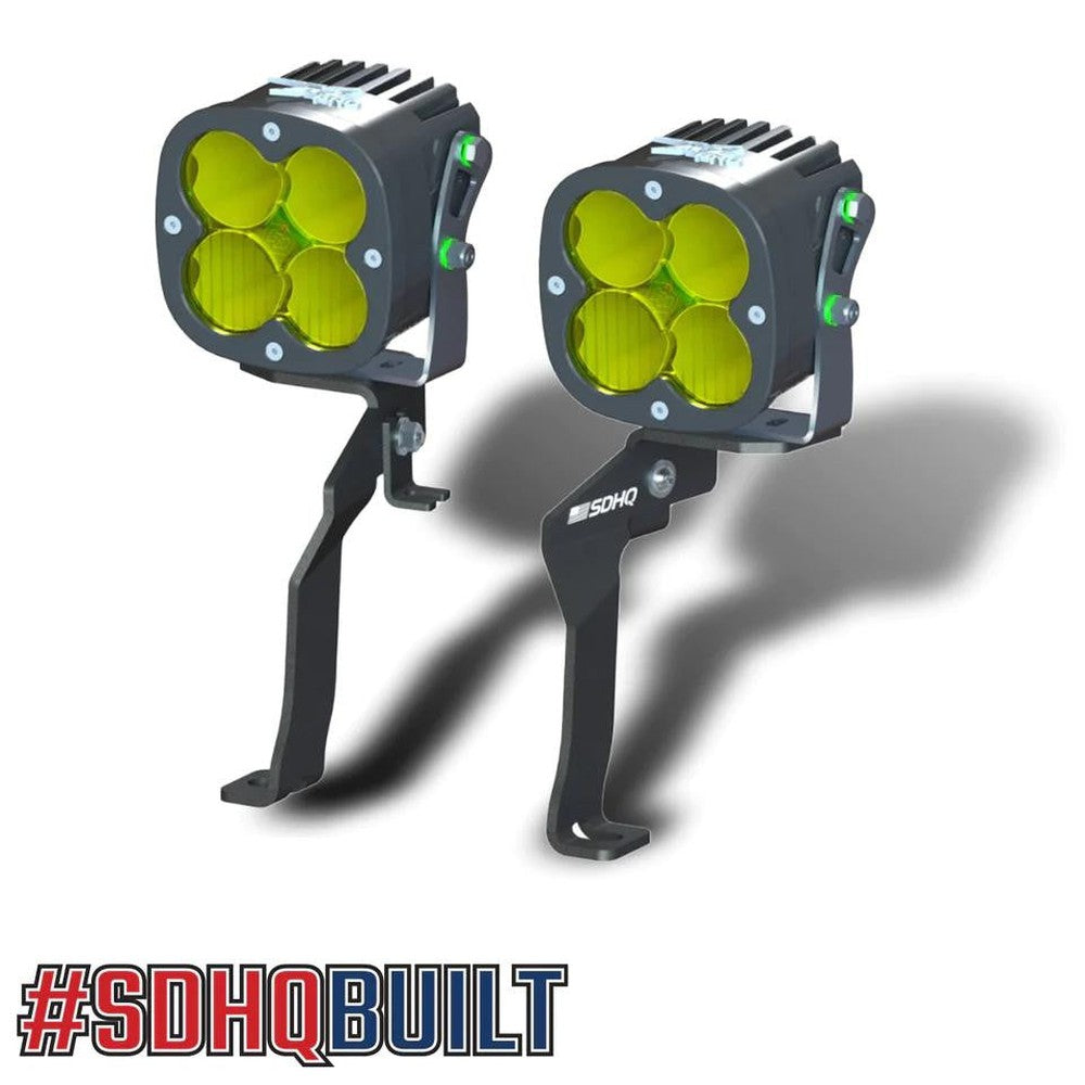 2021+ Ford F-150 & Raptor A-Pillar Light Mounts - Apollo Off-Road